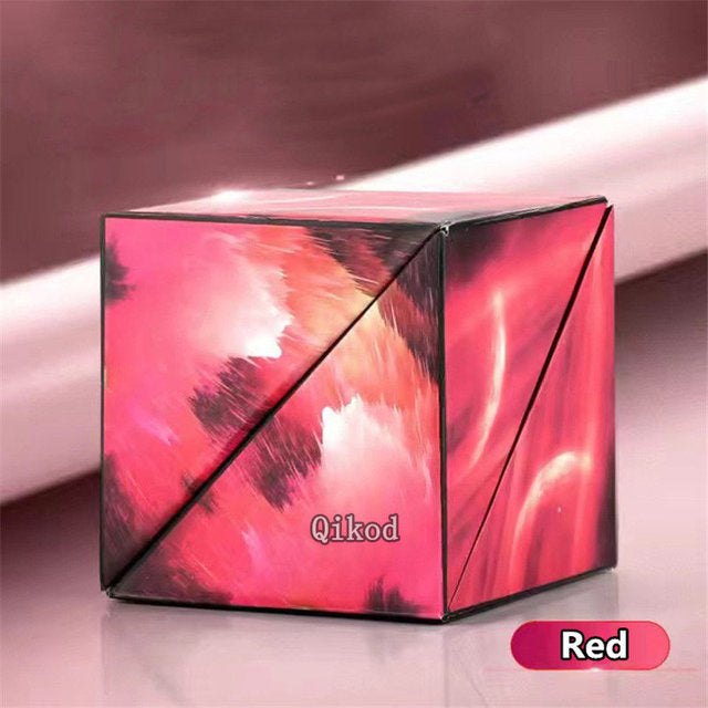 Geometric Magnetic Magic Cube – 3D Shape-Shifting Fidget Puzzle Toy | 70+ Shapes | Anti-Stress