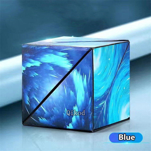 Geometric Magnetic Magic Cube – 3D Shape-Shifting Fidget Puzzle Toy | 70+ Shapes | Anti-Stress