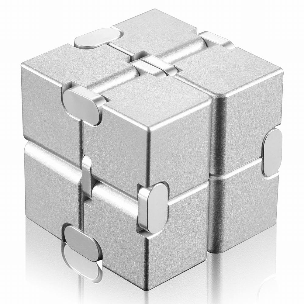 Infinite Magic Cube - Aluminum Alloy Fidget Cube Stress Relief Toy