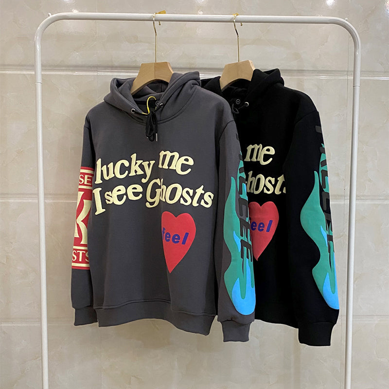 Hip Hop Graphic Pullover Hoodie – Flannel Streetwear Sweatshirt for Men & Women