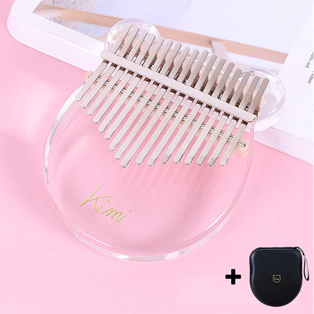 Kalimba Thumb Piano – 17 & 21 Key Mahogany Wood Finger Piano | Beginner to Pro | Music Gift for Kids & Adults