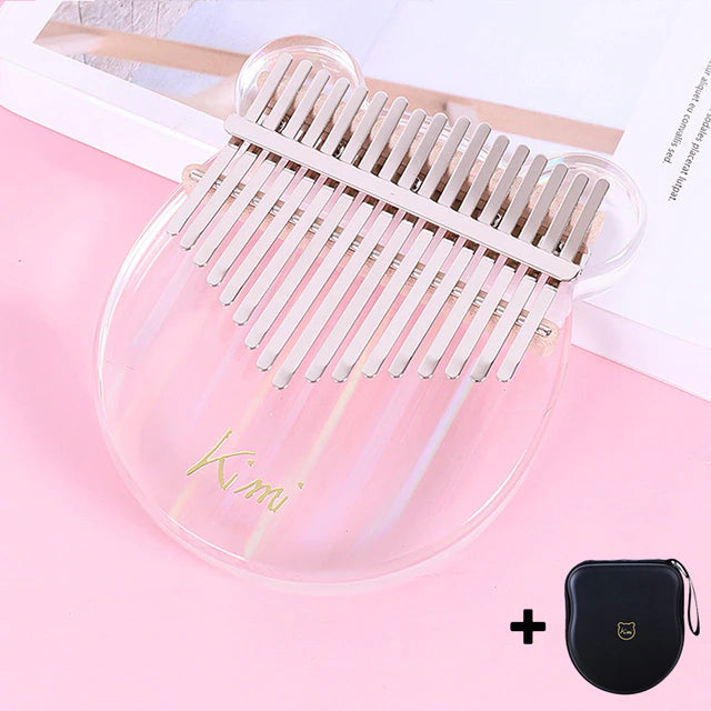 Kalimba Thumb Piano – 17 & 21 Key Mahogany Wood Finger Piano | Beginner to Pro | Music Gift for Kids & Adults