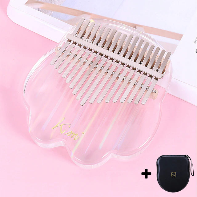Kalimba Thumb Piano – 17 & 21 Key Mahogany Wood Finger Piano | Beginner to Pro | Music Gift for Kids & Adults