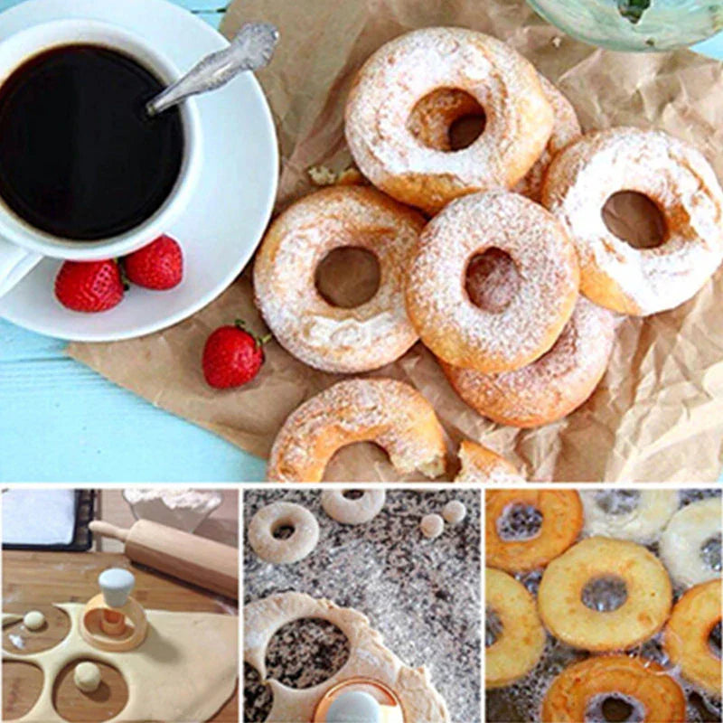 Plastic Donut Maker & Waffle Mold Set – DIY Doughnut Baking Tool