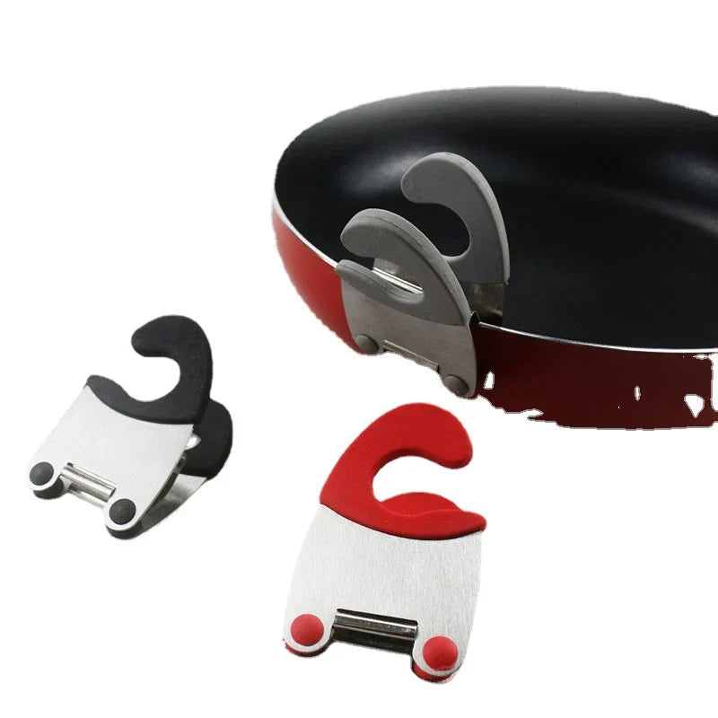 Anti-Slide Pot Side Clips – Spoon & Utensil Holder Clip for Kitchen Pots & Pans