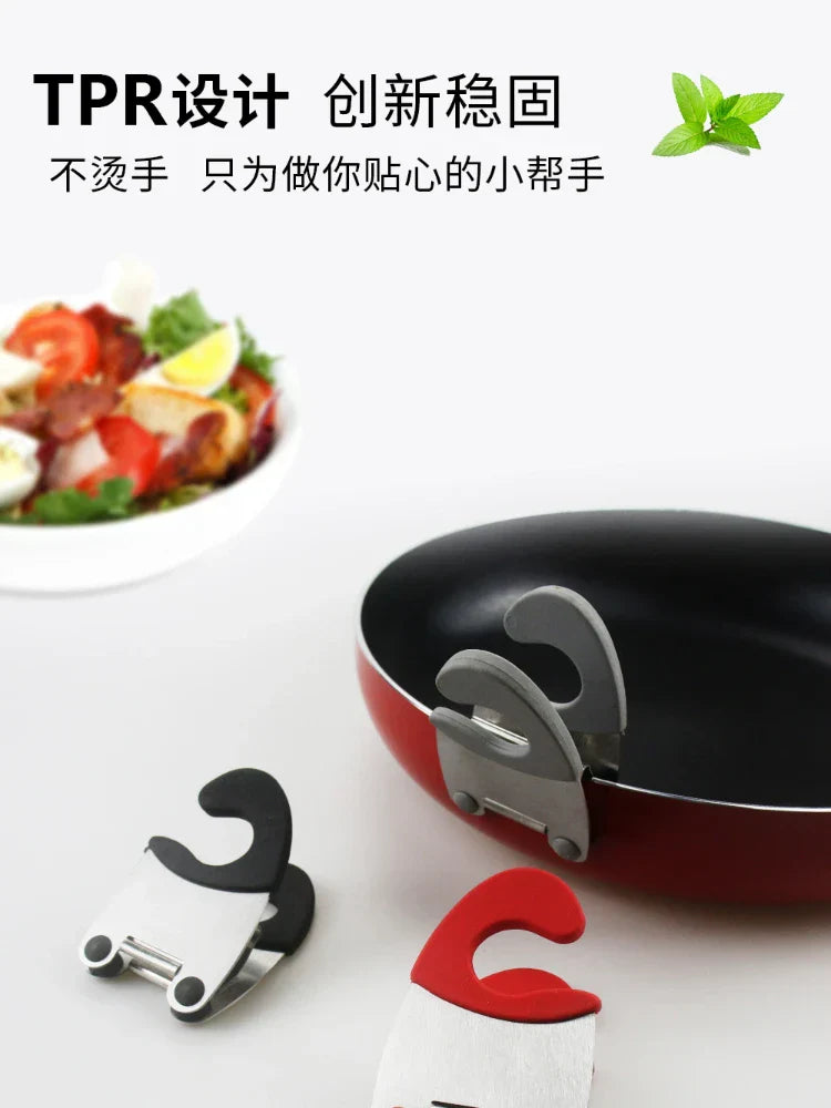 Anti-Slide Pot Side Clips – Spoon & Utensil Holder Clip for Kitchen Pots & Pans
