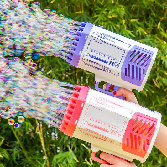 Bubbly™ Bazooka Bubble Gun – Automatic Electric Bubble Blaster for Kids