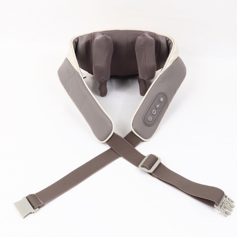 Shiatsu Neck Massager - Wireless 5D Kneading with Heat for Back, Shoulder & Body