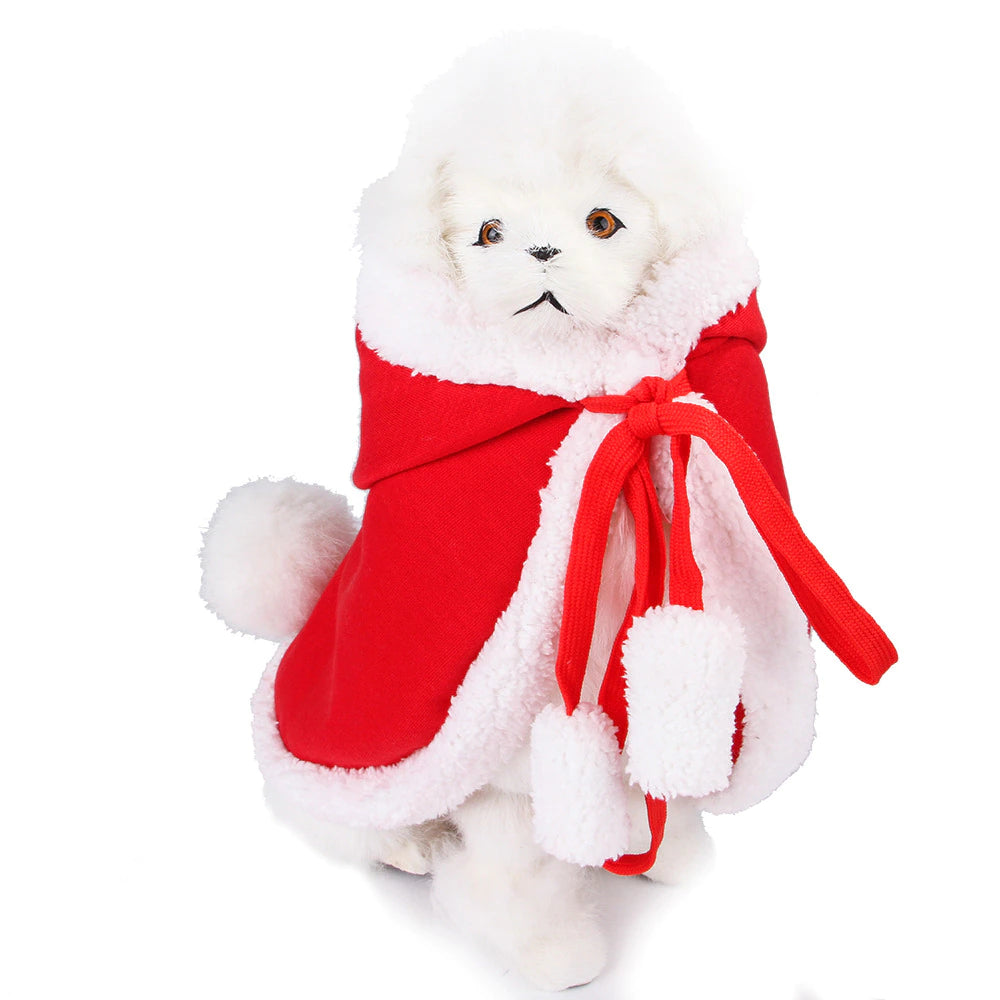 Cat Santa Cosplay Costume – Festive Christmas Outfit for Cats | Small, Medium & Large