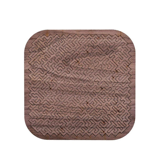 3D Brain-Teaser Wooden Fractal Puzzle – Challenging Mind Game for Adults & Kids