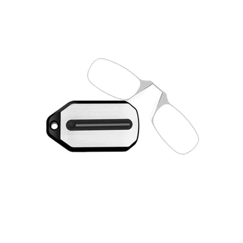 Folding Legless Ultralight Keychain Reading Glasses - Card-Thin Portable Readers for Men & Women (5 Strengths)