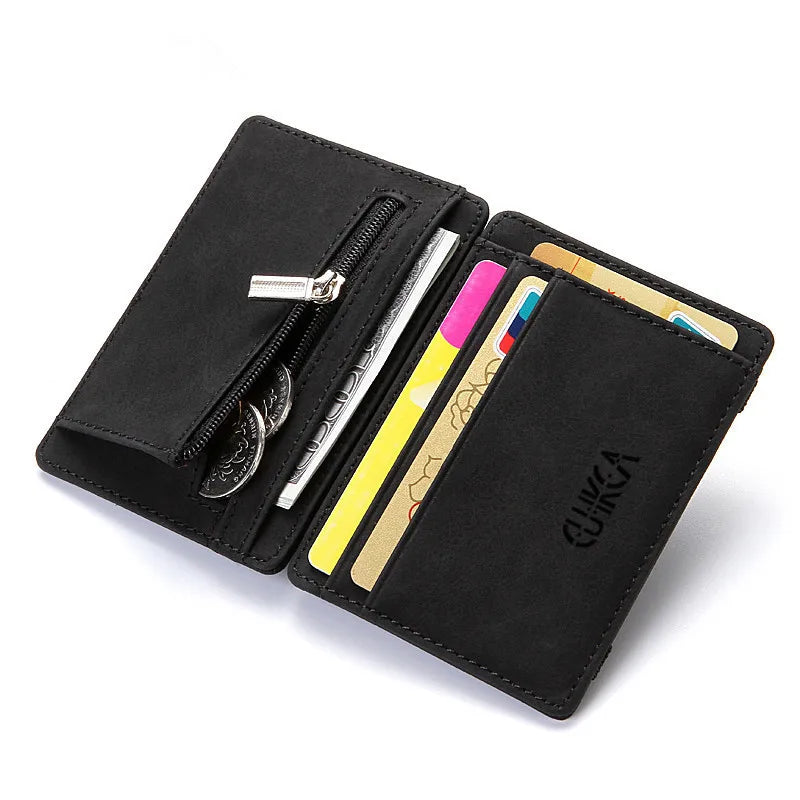 Magic Folder Wallet – Slim Card Holder with Magical Reveal Mechanism | 4 Colours