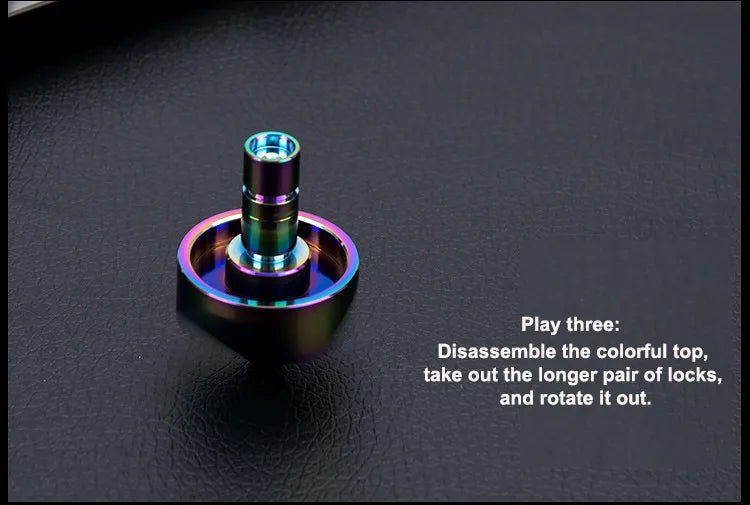 Metal Cube Spinner – Aluminum Alloy Fidget Cube for Stress Relief & Focus