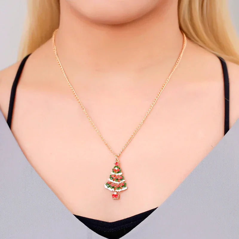 Christmas Snowman Earrings - Festive Bells Dangle Drop Earrings for Women