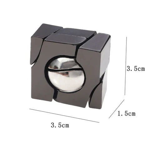 Magic Ball Classic Metal Puzzle – Brain Teaser 3D Metal Puzzle Toy for Adults & Kids