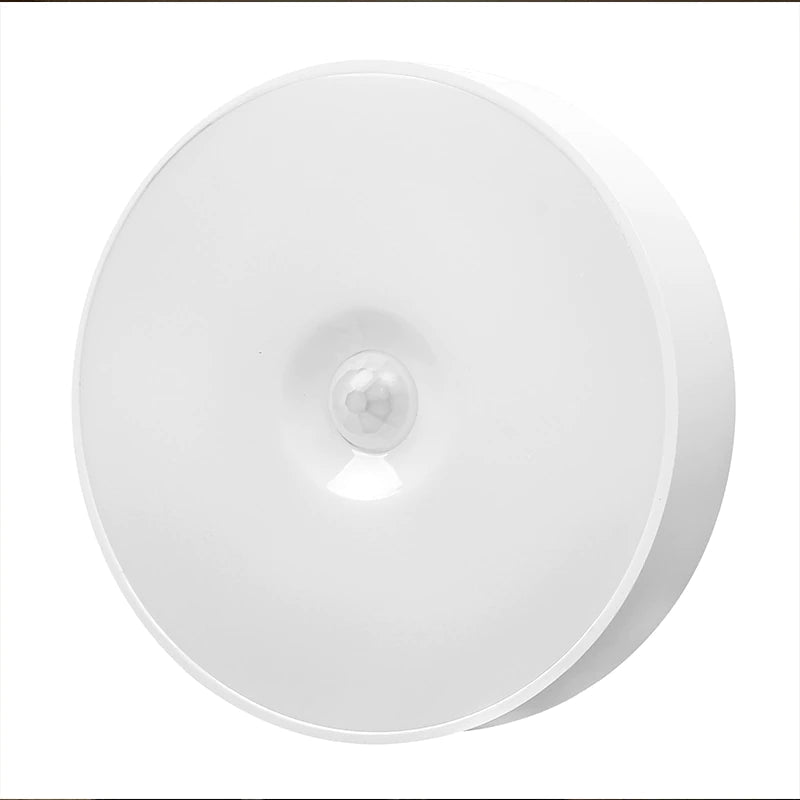 Motion Sensor Wireless LED Night Light – USB Rechargeable Bedroom & Hallway Lamp