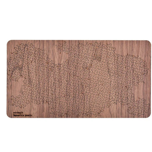 3D Brain-Teaser Wooden Fractal Puzzle – Challenging Mind Game for Adults & Kids