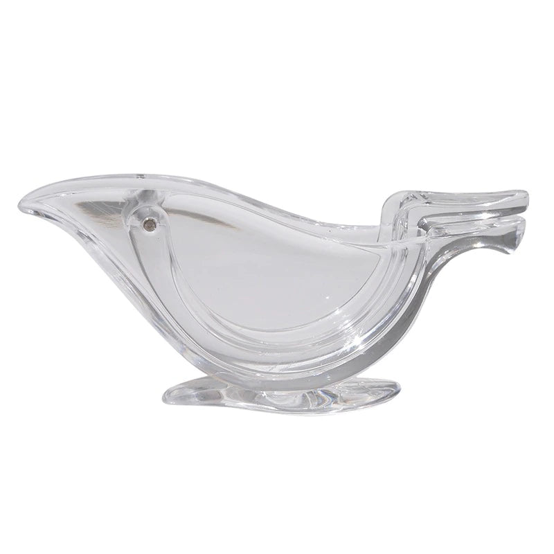Bird-Shaped Acrylic Lemon Squeezer – Manual Press Citrus Juicer | Elegant Kitchen Gadget & Gift