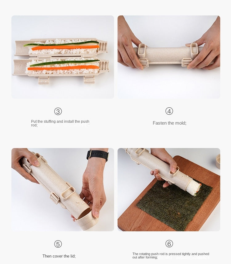 Sushi Bazooka Maker – Easy Roll Sushi Making Machine for Home Kitchen