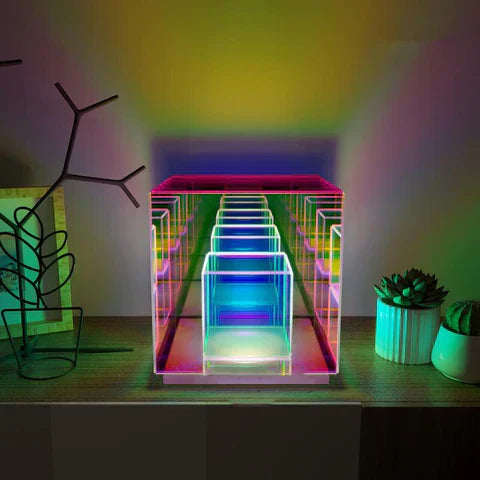 Technology Atmosphere Light 4-Dimensional Space Hypercube Night Light