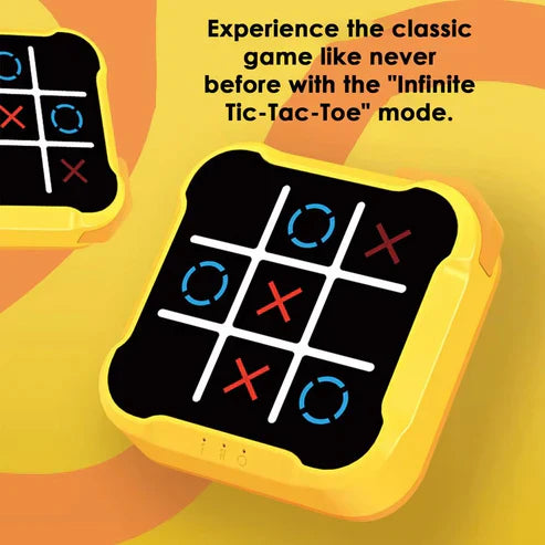 Tic Tac Toe Bolt Game – 3-in-1 Handheld Puzzle & Strategy Game for Kids & Adults