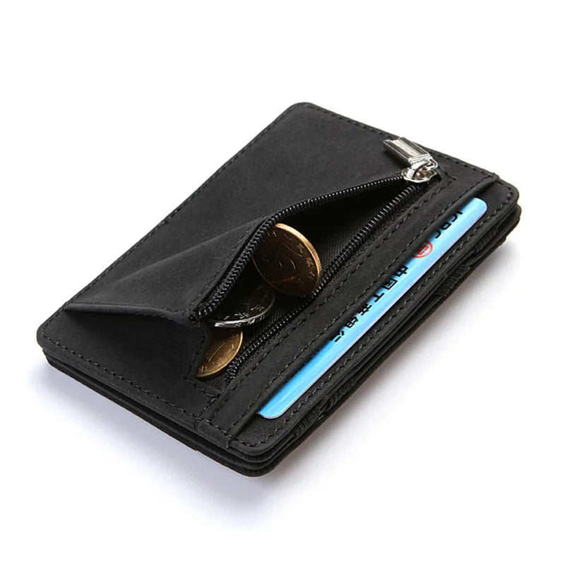 Magic Folder Wallet – Slim Card Holder with Magical Reveal Mechanism | 4 Colours