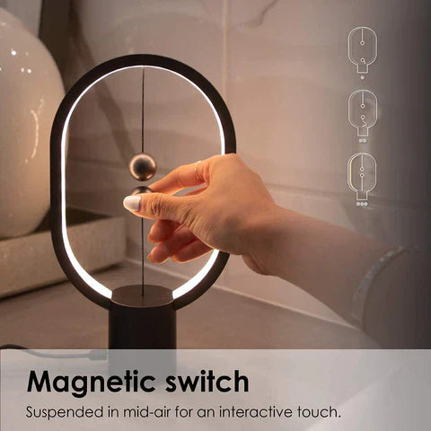 Magnetic Heng Balance Lamp - Mini USB Floating Magnetic Switch LED Desk Lamp & Table Decoration