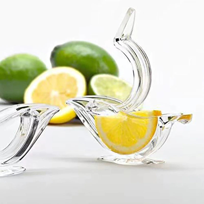 Bird-Shaped Acrylic Lemon Squeezer – Manual Press Citrus Juicer | Elegant Kitchen Gadget & Gift