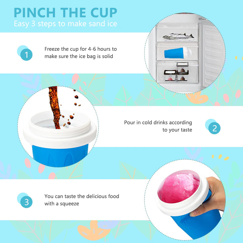 Slushy Cup Maker Bottle – Instant Frozen Slushie Maker for Kids & Adults