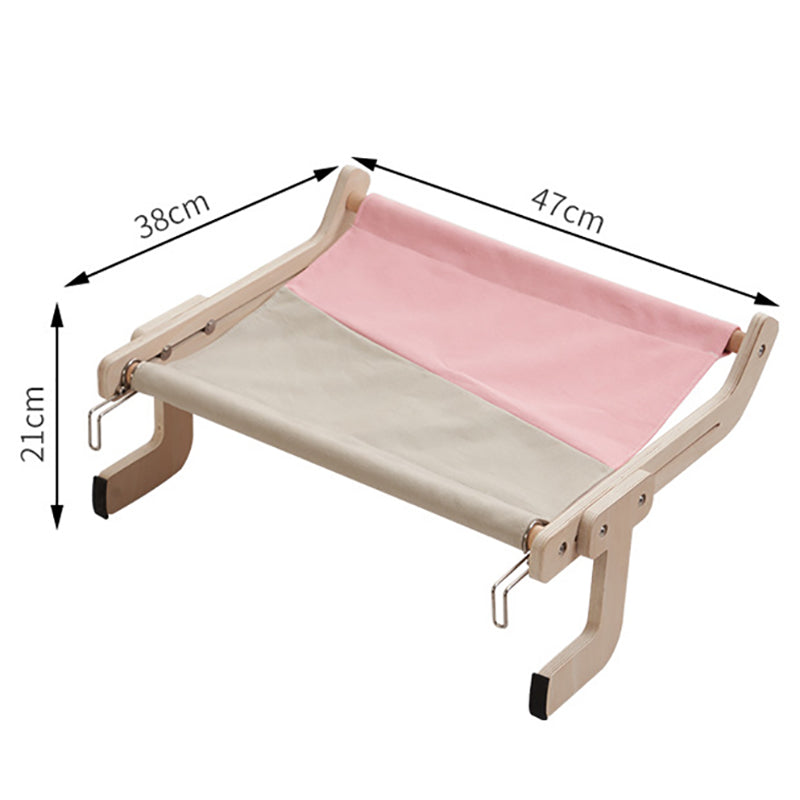 Cat Hanging Hammock Bed – Windowsill, Bedside & Chair Back Clip-On Cat Perch