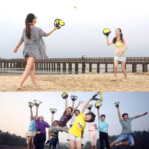 Racket Throw & Catch Ball Game | Outdoor Fun for Kids & Families