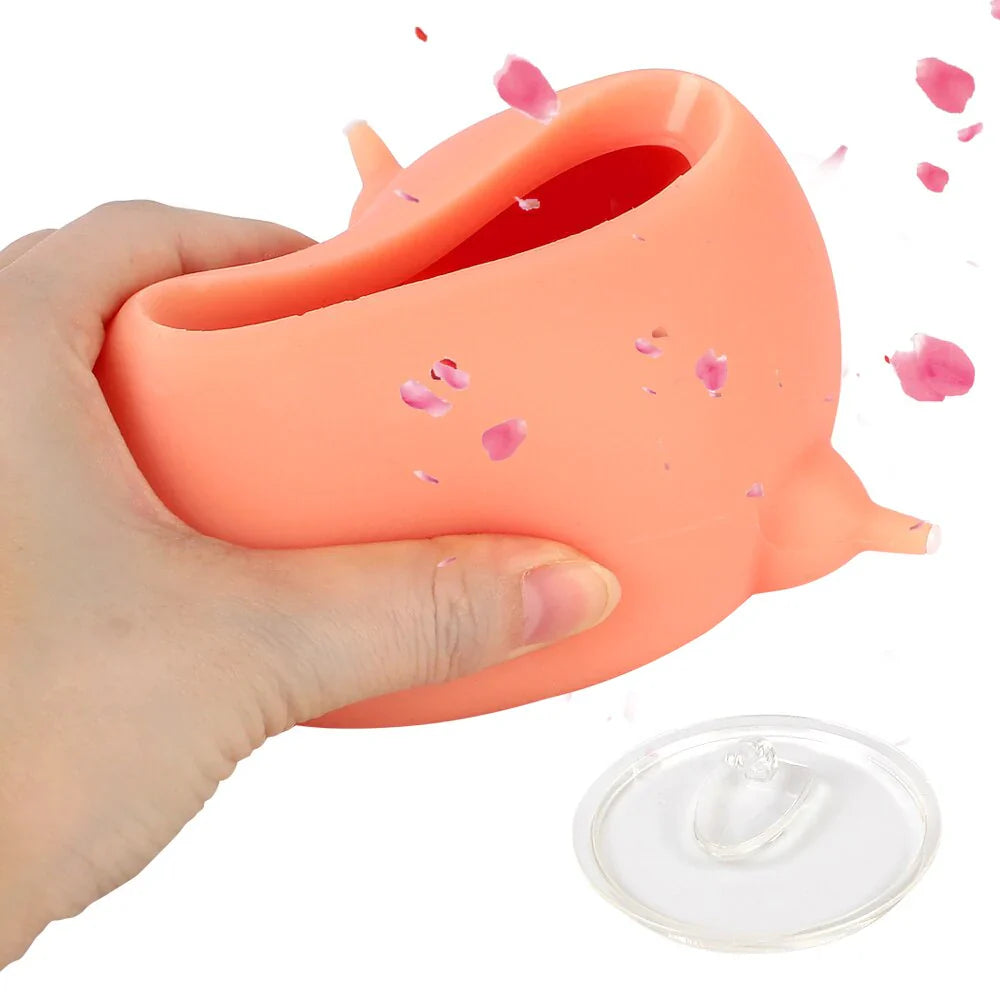 Puppy & Kitten Nursing Bubble Milk Feeder – 200ml Food-Grade Silicone Pet Nursing Bowl