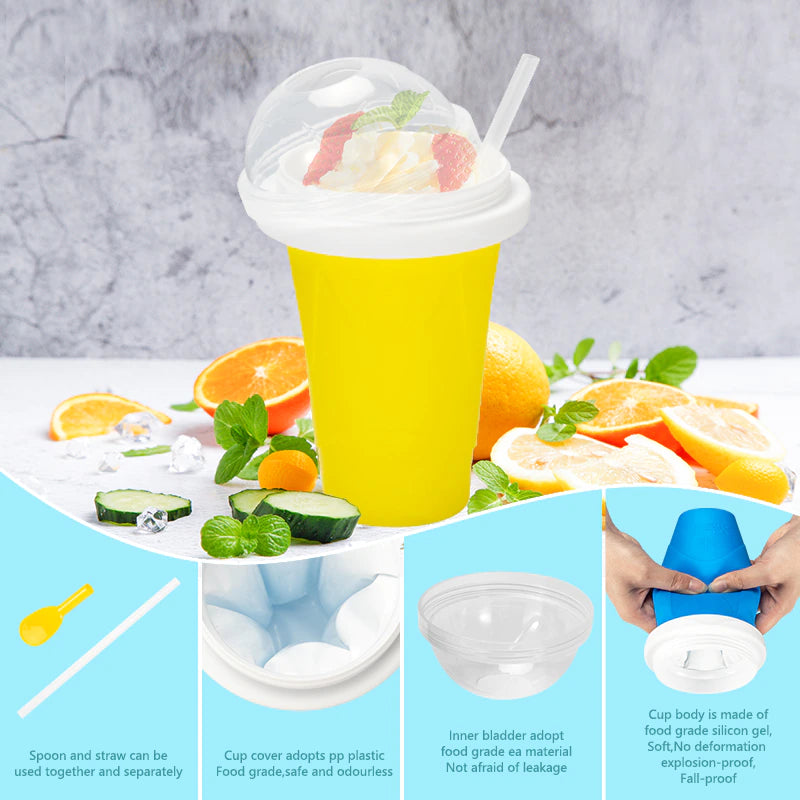 Slushy Cup Maker Bottle – Instant Frozen Slushie Maker for Kids & Adults