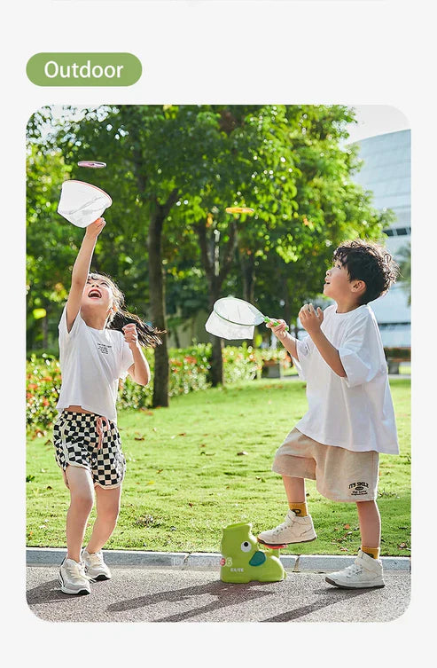 Thrilling Flying Disc Launcher Toy | Outdoor Shooting Game for Kids