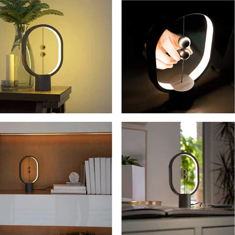 Magnetic Heng Balance Lamp - Mini USB Floating Magnetic Switch LED Desk Lamp & Table Decoration