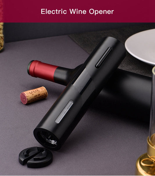 Automatic Electric Wine Bottle Opener – Rechargeable Corkscrew with Foil Cutter Kit
