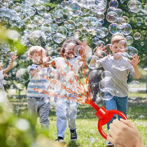 5 Claw Shaped 32 Hole Bubble Stick – Giant Bubble Wand Toy for Kids Outdoor Play & Party Fun