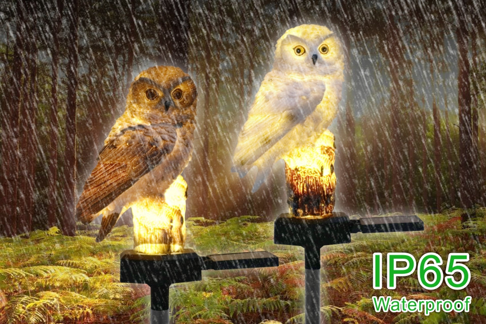 Solar Owl Garden Light – Waterproof LED Outdoor Decorative Lamp