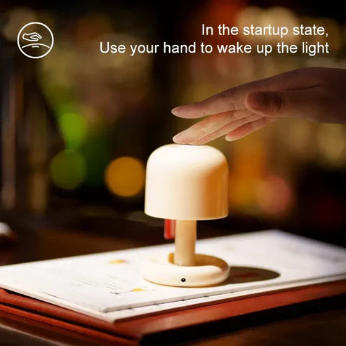 Creative Mushroom Style LED Night Light – Cute Ambient Bedroom Lamp