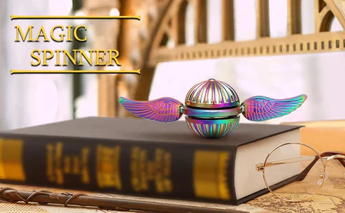 Rotating Metal Ball Fidget Spinner Toy – Premium EDC Stress Relief Desk Toy for Adults & Kids