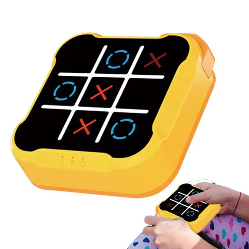 Tic Tac Toe Bolt Game – 3-in-1 Handheld Puzzle & Strategy Game for Kids & Adults