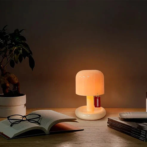 Creative Mushroom Style LED Night Light – Cute Ambient Bedroom Lamp