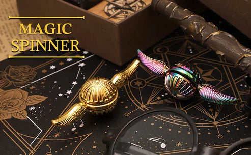 Rotating Metal Ball Fidget Spinner Toy – Premium EDC Stress Relief Desk Toy for Adults & Kids