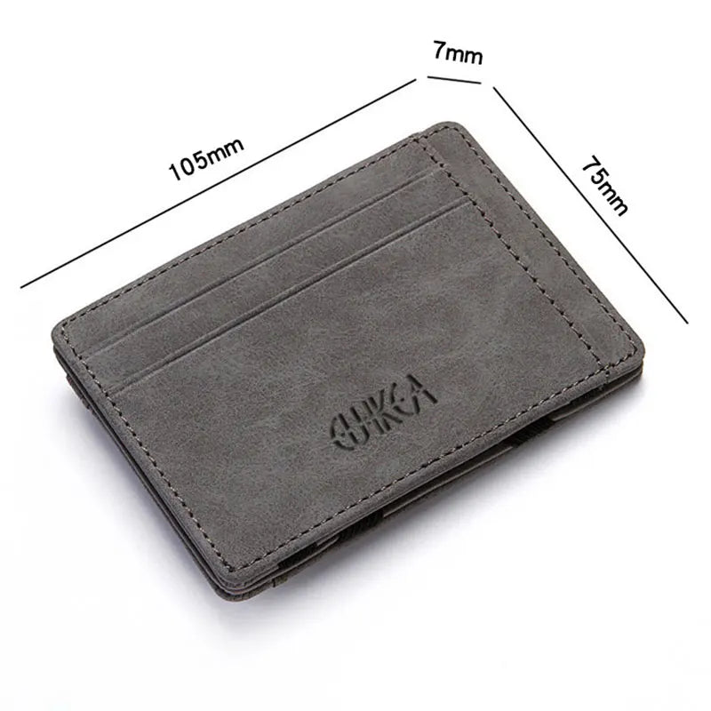 Magic Folder Wallet – Slim Card Holder with Magical Reveal Mechanism | 4 Colours