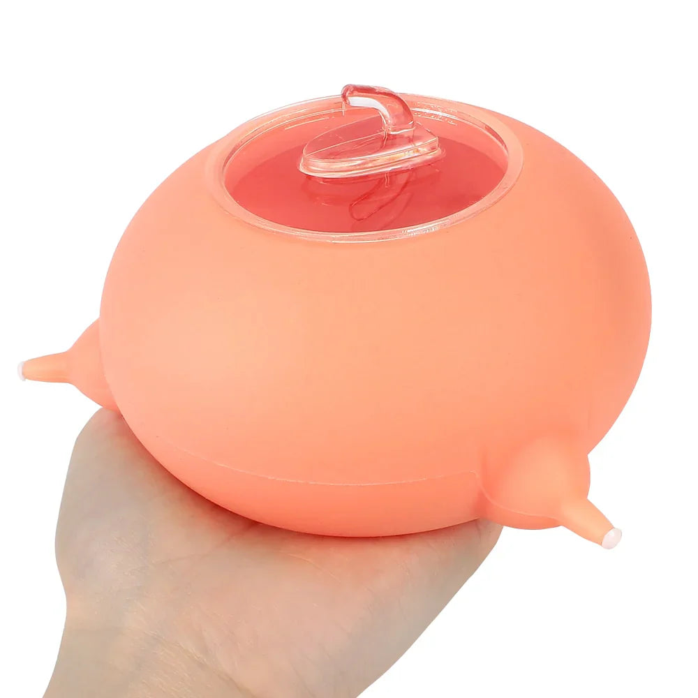 Puppy & Kitten Nursing Bubble Milk Feeder – 200ml Food-Grade Silicone Pet Nursing Bowl
