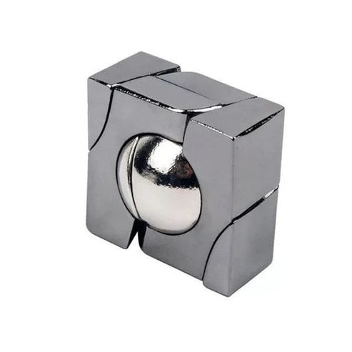 Magic Ball Classic Metal Puzzle – Brain Teaser 3D Metal Puzzle Toy for Adults & Kids