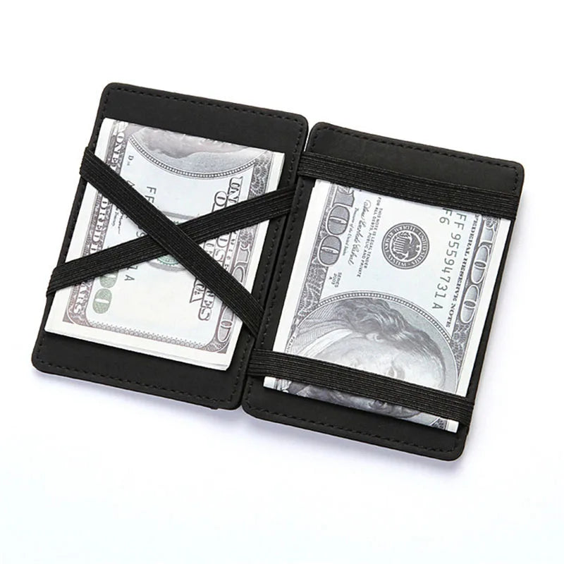 Magic Folder Wallet – Slim Card Holder with Magical Reveal Mechanism | 4 Colours