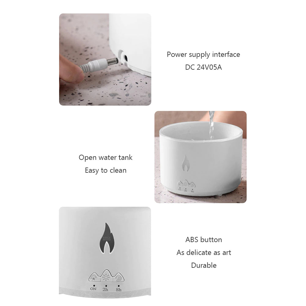 Volcano Air Diffuser – Aromatherapy Essential Oil Humidifier with LED Light