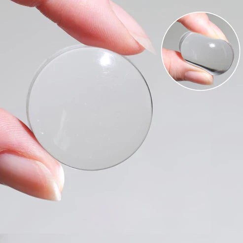 Transparent Nail Stamper - Clear Jelly Silicone Nail Art Stamping Tool Set
