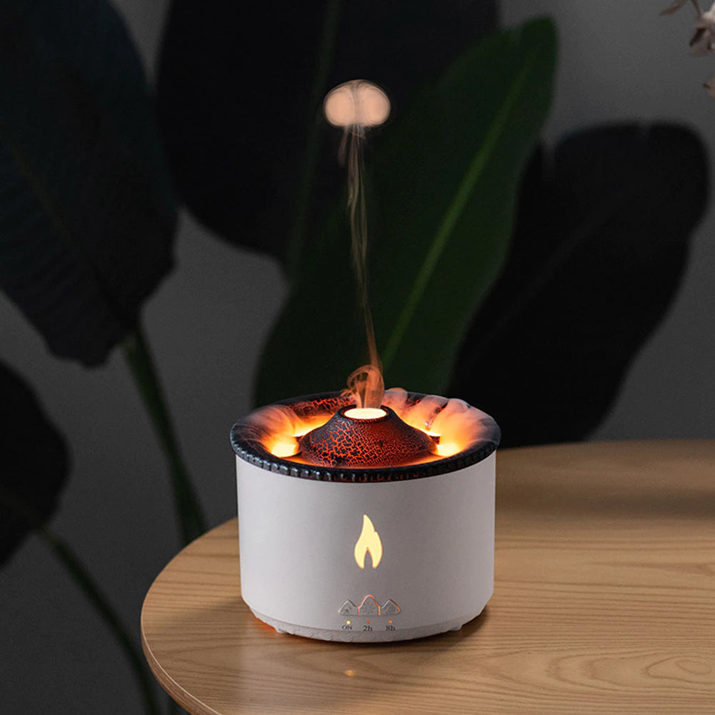 Volcano Air Diffuser – Aromatherapy Essential Oil Humidifier with LED Light